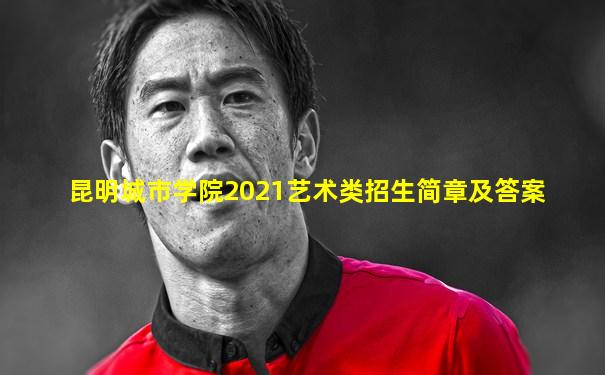 昆明城市学院2021艺术类招生简章及答案