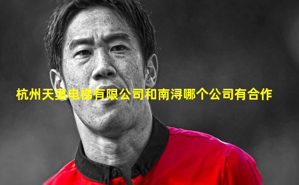 杭州天奥电梯有限公司和南浔哪个公司有合作