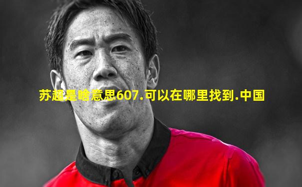 苏超是啥意思607.可以在哪里找到.中国