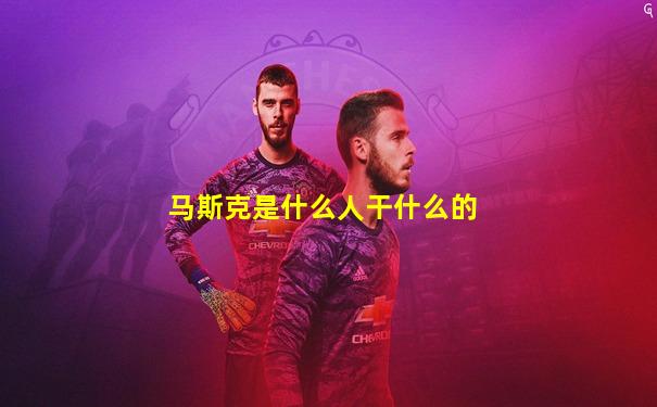 马斯克是什么人干什么的